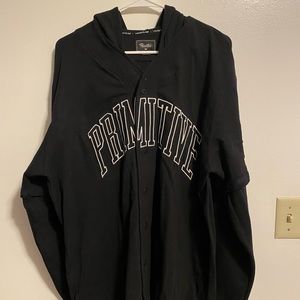 Primitive Skateboarding Button Hoodie